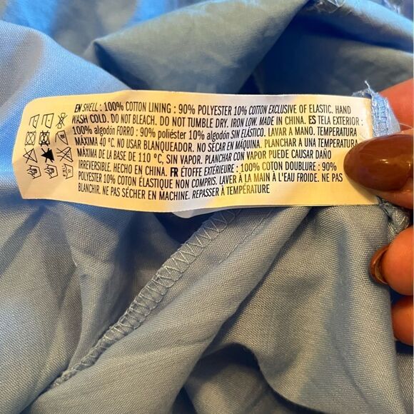 English Factory blue backless midi dress - Picture 12 of 15